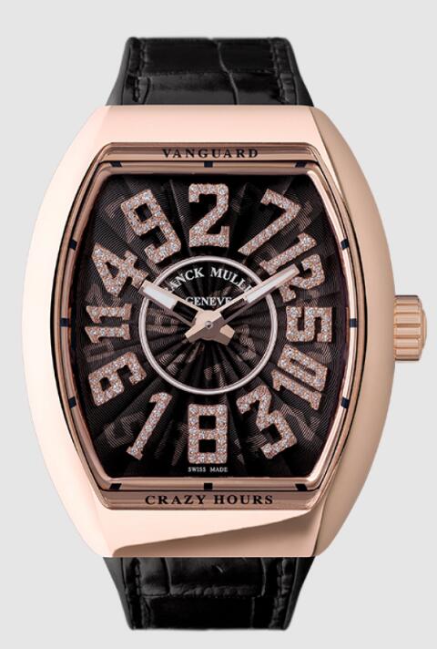 Buy Franck Muller Vanguard Crazy Hours Replica Watch for sale Cheap Price V45CHNBRCDJ20TH 5NNR